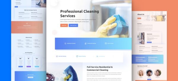 Cleaning Company Layout Pack