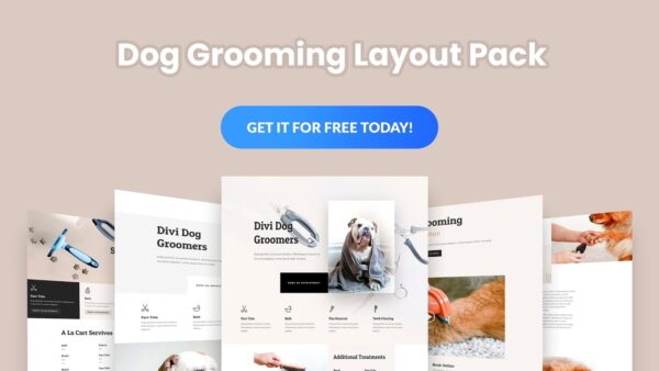 Dog Grooming Layout Pack