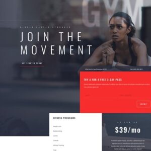 Fitness Gym Layout Pack