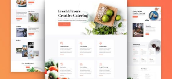 Food Catering Layout Pack