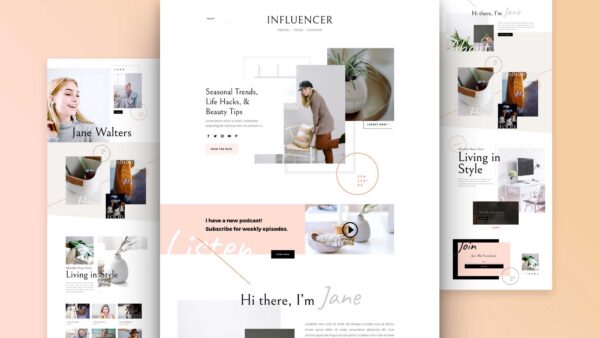 Influencer Layout Pack