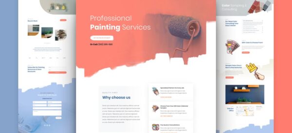 Painting Service Layout Pack