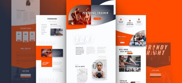 Personal Trainer Layout Pack